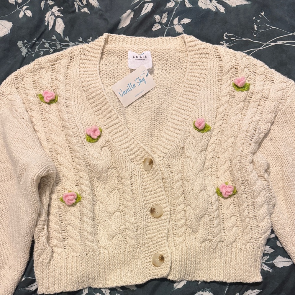 Vanilla Sky Cream Cardigan